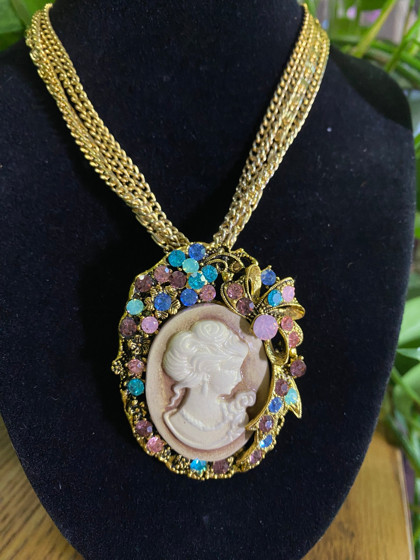 Handmade Cameo Necklace #3