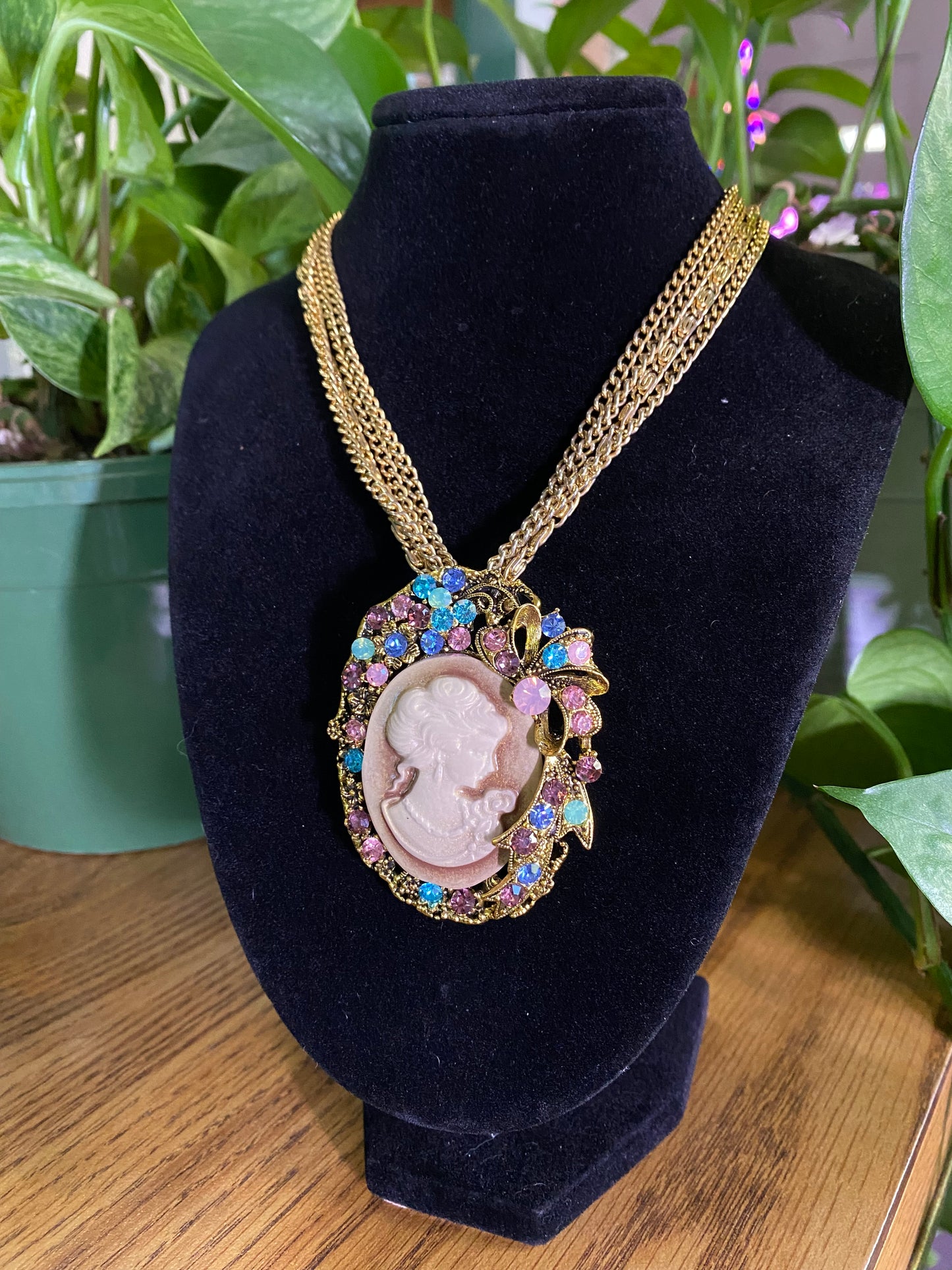 Handmade Cameo Necklace #3