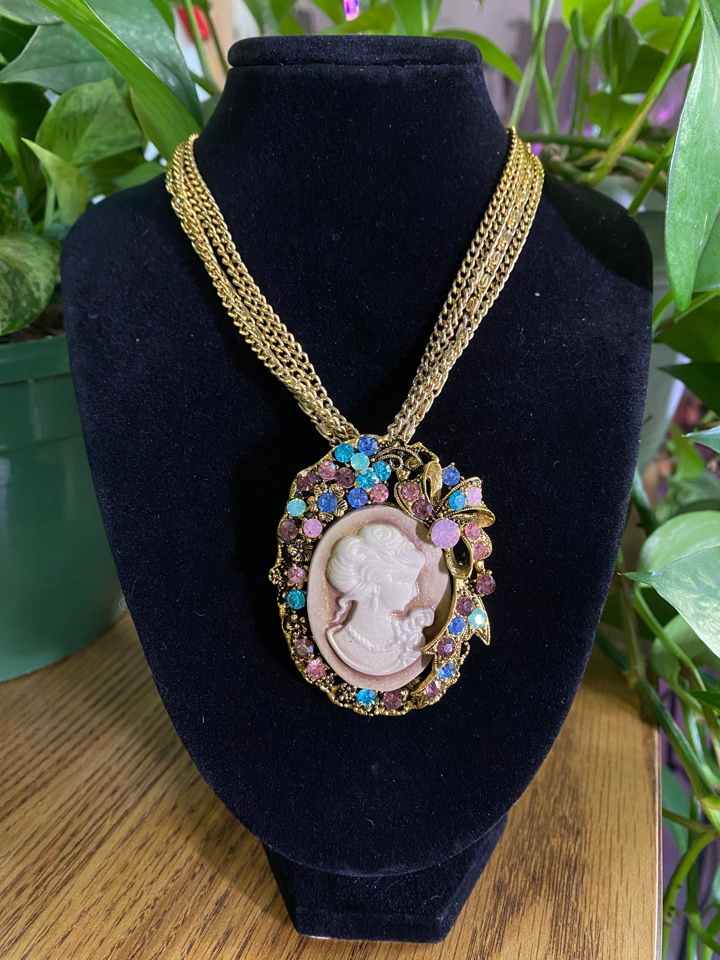 Handmade Cameo Necklace #3
