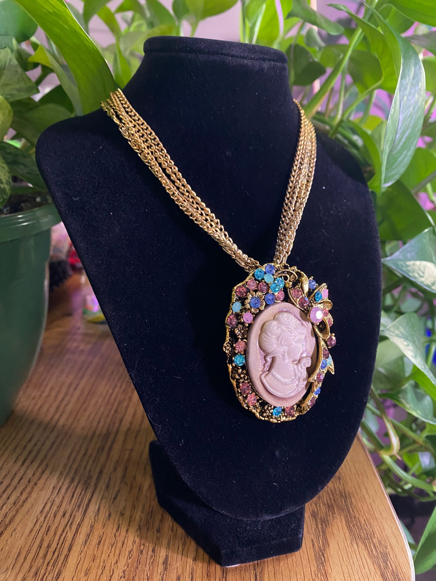 Handmade Cameo Necklace #3