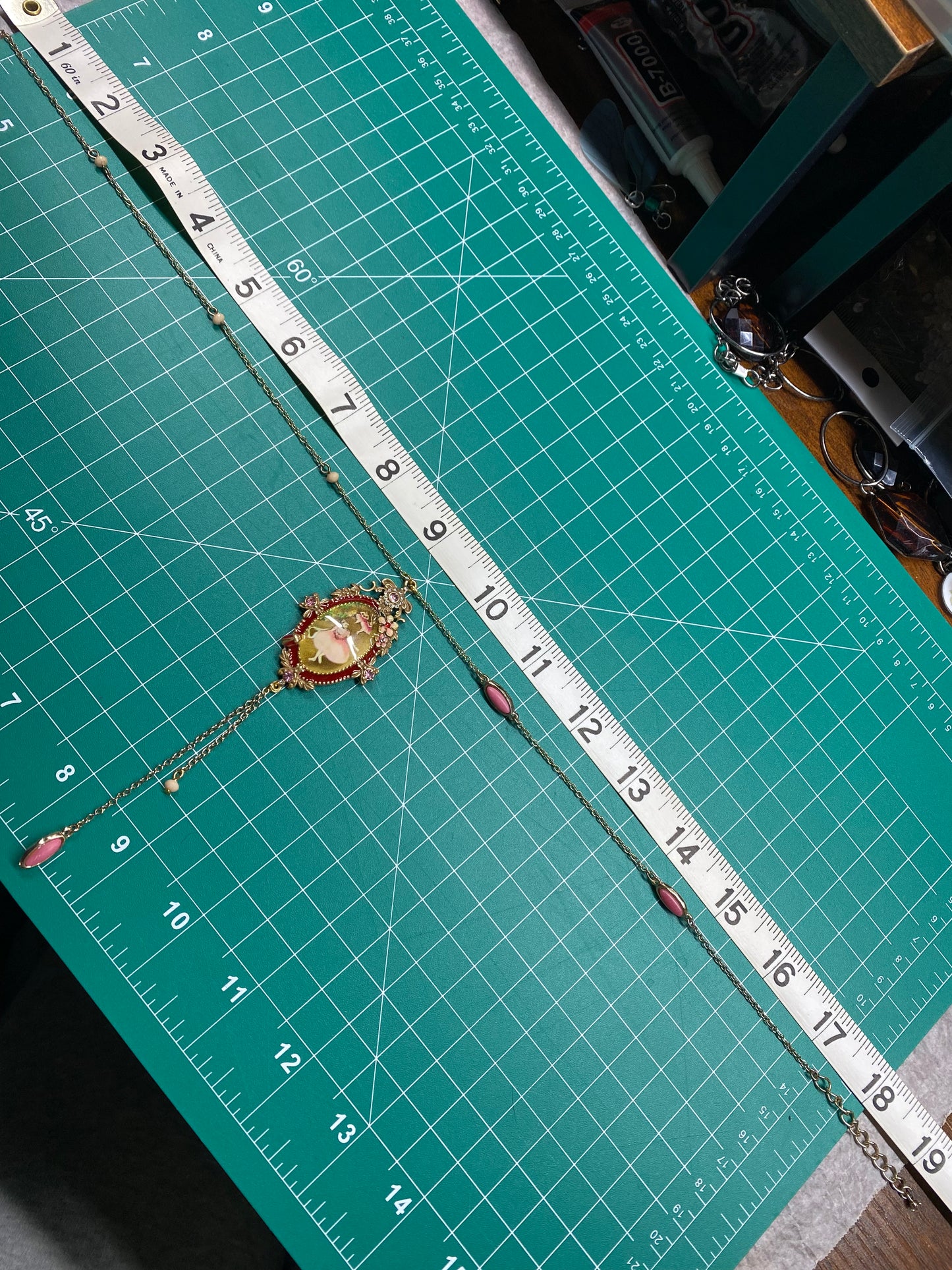 Handmade Cameo Necklace #4